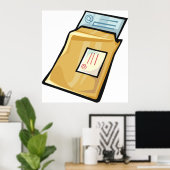 Poster Lettre d'affaires (Bureau à domicile)