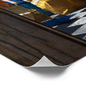 Poster Lettre d'amour, Johannes Vermeer (Coin)