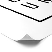 Poster Lettre d'Aventure - Citation Minimaliste Moderne (Coin)