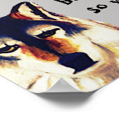 Poster LETTRE DE L'affiche ANIMAUX SAUVAGES (Coin)