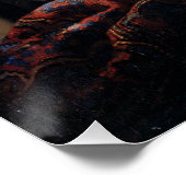 Poster Lettre de lecture Vermeer Girl à Open Window Gloss (Coin)