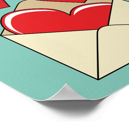 Poster Lettre de love (Coin)