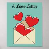 Poster Lettre de love (Devant)