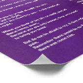 Poster Lettre du Ciel - Personnalisez avec le nom de l'an (Coin)