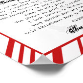 Poster Lettre du père Noël Télégramme Lettre du père Noël (Coin)