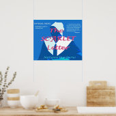 Poster Lettre écarlate Thème universel (Cuisine)