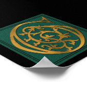 Poster Lettre G (Coin)