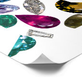 Poster Lettre H Monogramme (Coin)