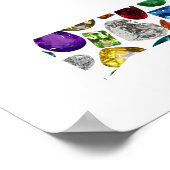 Poster Lettre H Monogramme (Coin)