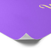 Poster lettre I customisé mur floral art (Coin)