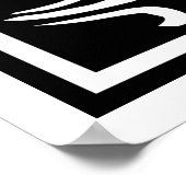 Poster Lettre I Monogramme médiéval Art Nouveau (Coin)