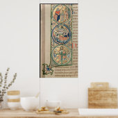 Poster Lettre initiale `I' En Principio (Cuisine)