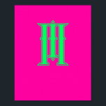 Poster Lettre Initiale Monogramme Moderne Élégant Rose Ve<br><div class="desc">Ajoutez une touche d'élégance personnalisée à votre espace avec notre lettre initiale Monogramme moderne Stylish Rose Green Poster! Ce design chic et contemporain allie le rose doux et le vert frais avec un monogramme élégant et moderne au centre, créant un magnifique morceau d'art mural qui est parfait pour toutes les...</div>