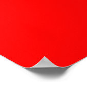 Poster Lettre initiale Monogramme Style moderne Rouge Bla (Coin)