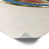 Poster Lettre initiale 'O' Osculatur me - Laissez-moi emb (Coin)