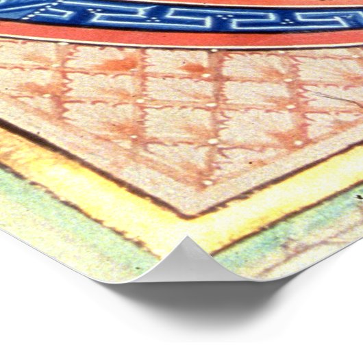 Poster Lettre initiale 'V' Visio Abdie (Coin)