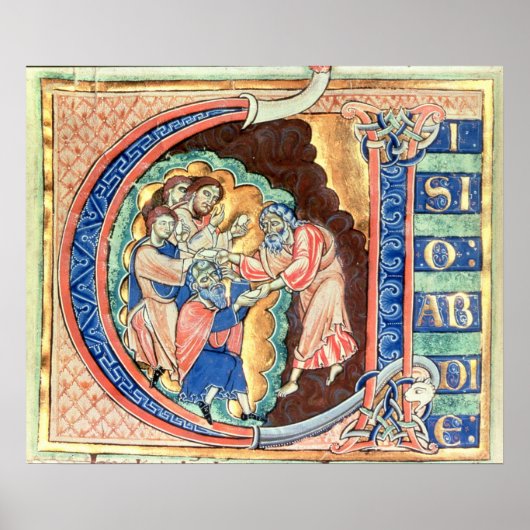 Poster Lettre initiale 'V' Visio Abdie (Devant)