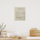 Poster lettre j'accuse (Cuisine)