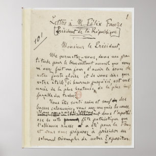 Poster lettre j'accuse