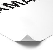 Poster Lettre Kamala Visage Chat mignonne Conception amus (Coin)