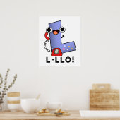 POSTER LETTRE L LLOLO DANOINE L PUN (Cuisine)