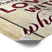 Poster Lettre mignonne au mari | Bel cadeau | Fête des pè (Coin)