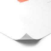 Poster Lettre Monogramme Orchidées blanches et laiton de  (Coin)