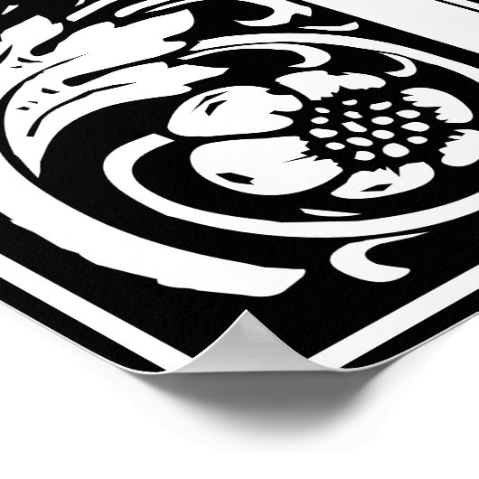 POSTER LETTRE MONOGRAPHIQUE ALLOCULE Y (Coin)