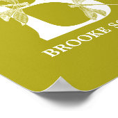 Poster Lettre monographique B de la libellule de couleur  (Coin)