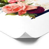 Poster LETTRE MONOGRAPHIQUE Florale FLASTIQUE L (Coin)