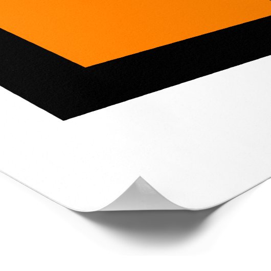 Poster Lettre monographique R (Coin)