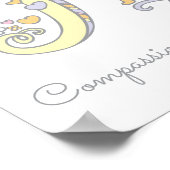 Poster Lettre N Nellie nom initial de l'art doodé signifi (Coin)