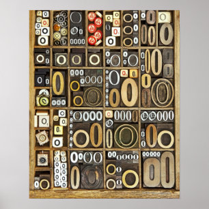 Poster Lettre O