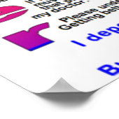 Poster Lettre Ouverte Aux Personnes Sans Maladie Chroniqu (Coin)