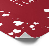 Poster Lettre personnalisée à ma femme, (Coin)