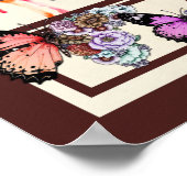 Poster Lettre personnalisée à ma fille aimante (Coin)