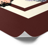 Poster Lettre personnalisée à ma fille aimante (Coin)