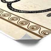 Poster Lettre personnalisée à ma mère infirmière (Coin)