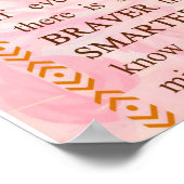 Poster Lettre personnalisée à ma petite-fille (Coin)