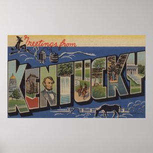 Poster Lettre ScenesKentucky 2 de KentuckyLarge
