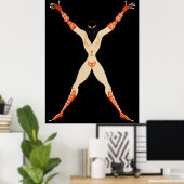 Poster Lettre X de la suite Alphabet, 1976 (Bureau à domicile)