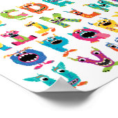 Poster Lettres A à Z pour l'enseignement (Coin)