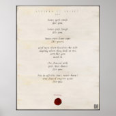 Poster Lettres à Juliet Imprimer 🌹 🗡 44/49 (Devant)