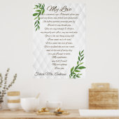 Poster Lettres à mon futur mari amour luxe élégant (Cuisine)