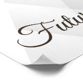 Poster Lettres à mon futur mari amour luxe élégant (Coin)