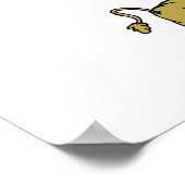 Poster Lettres alphabet animal (Coin)