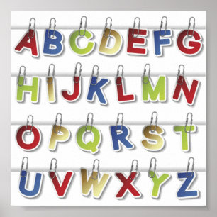Poster Lettres alphabétiques (4)