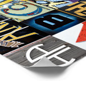 Poster Lettres Ann Arbor (Coin)