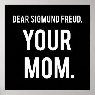 Poster Lettres aux morts : Sigmund Freud