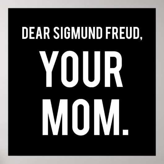 Poster Lettres aux morts : Sigmund Freud (Devant)